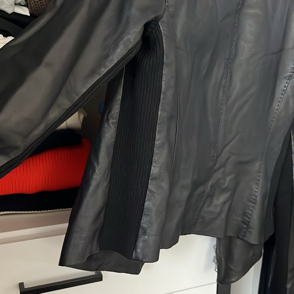 Lamb leather jacket
